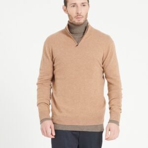 Pull camionneur homme en cachemire camel - LUKE 4
