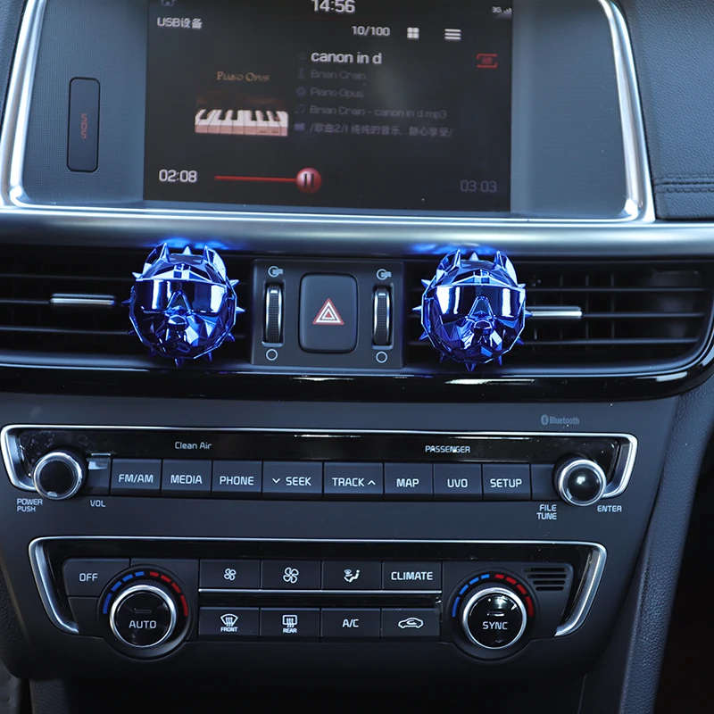 PAS DE PARFUM Bulldog Désodorisant Parfum de voiture Décoration de voiture Auto Geur Clip Bulldog Parfum Parfum Voiture Diffuseur de voiture – Image 4