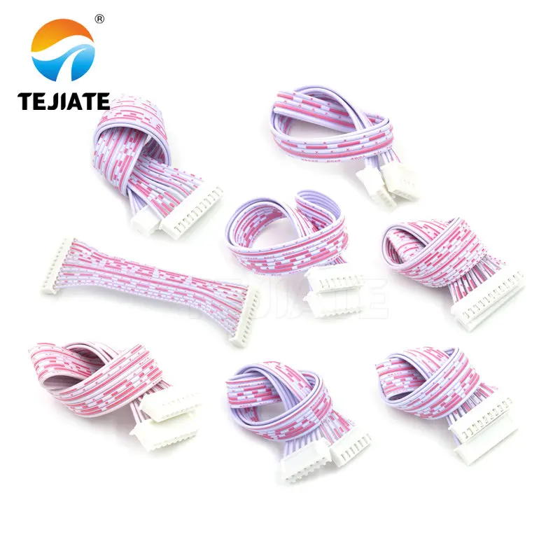 Fil électronique XH2.54, 10 pièces, 2/3/4/5/6/7/8/9/10/11/12P, ligne de Terminal rouge/blanc, fil de connexion 30CM, Double tête – Image 3