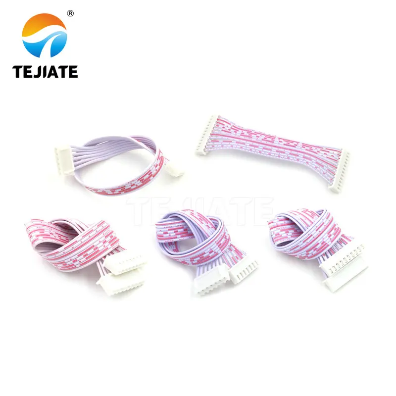 Fil électronique XH2.54, 10 pièces, 2/3/4/5/6/7/8/9/10/11/12P, ligne de Terminal rouge/blanc, fil de connexion 30CM, Double tête