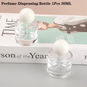 30ml Glass Empty Refillable Perfume Bottle Cylindrical Sub-bottle Travel Portable Parfum Atomizer Containers Sample Bottle