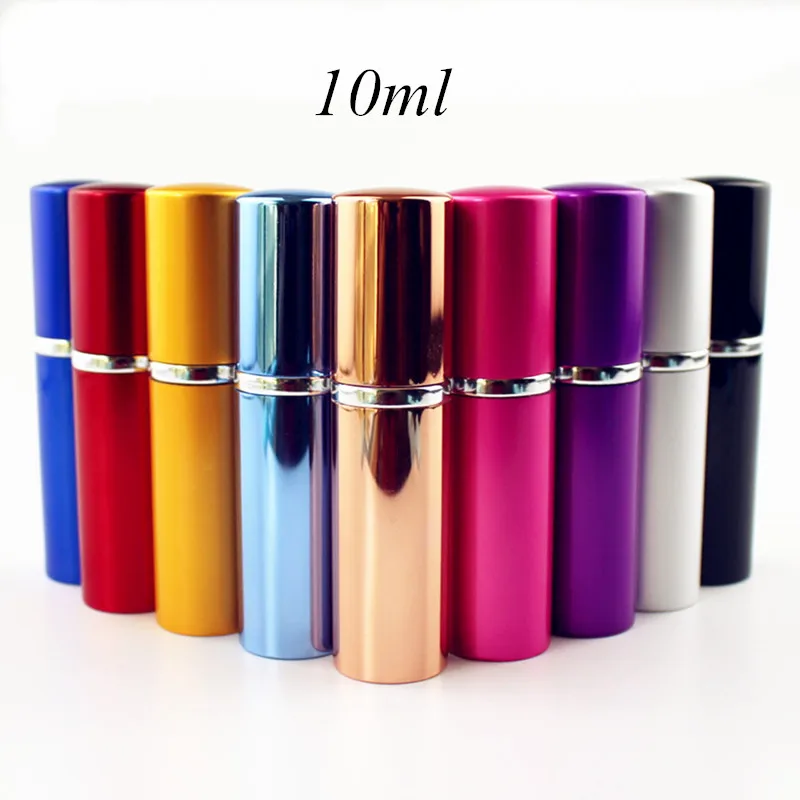 1PC 5ml 10ml Portable Mini Perfume Glass Bottle Travel Aluminum Spray Atomizer Empty Metal Parfume Atomiser Sprayer – Image 5