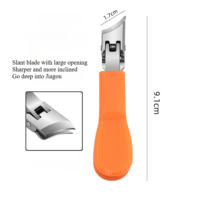 Coupe-ongles anti-éclaboussures, pince diagonale, outils de manucure, ménage spécial anti-éclaboussures, vente en gros, coffret de limes à ongles – Image 3
