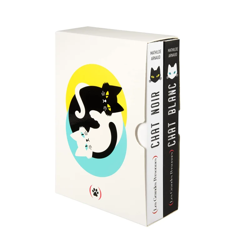 COFFRET CHAT NOIR CHAT BLANC Mathilde Arnaud Grandes Personnes 9782361936778 Book