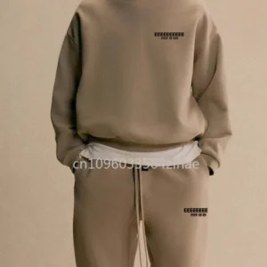 Ensembles de sweat à capuche pour hommes de conception de luxe poitrine dos Silicone lettre Logo deux pièces ensembles marque de créateur survêtements de sport surdimensionnés pour hommes