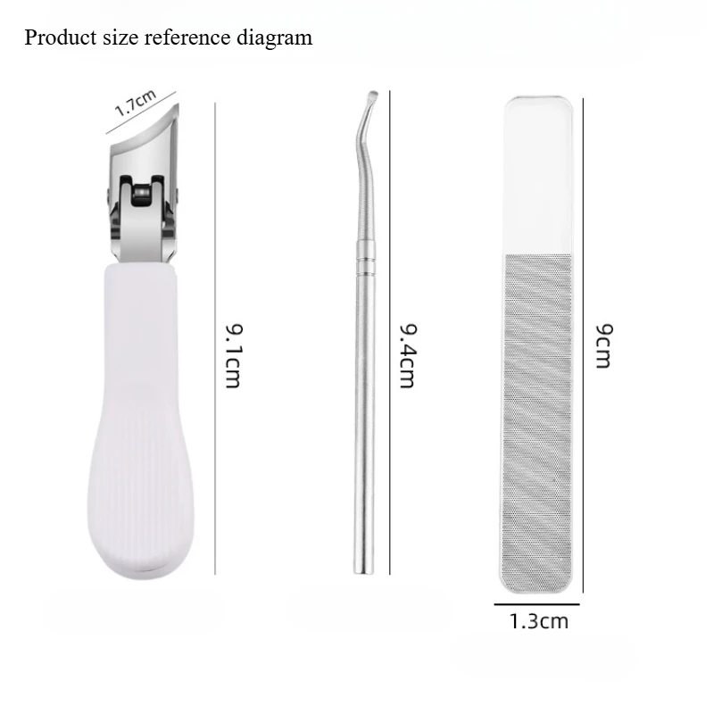 Coupe-ongles anti-éclaboussures, pince diagonale, outils de manucure, ménage spécial anti-éclaboussures, vente en gros, coffret de limes à ongles – Image 2